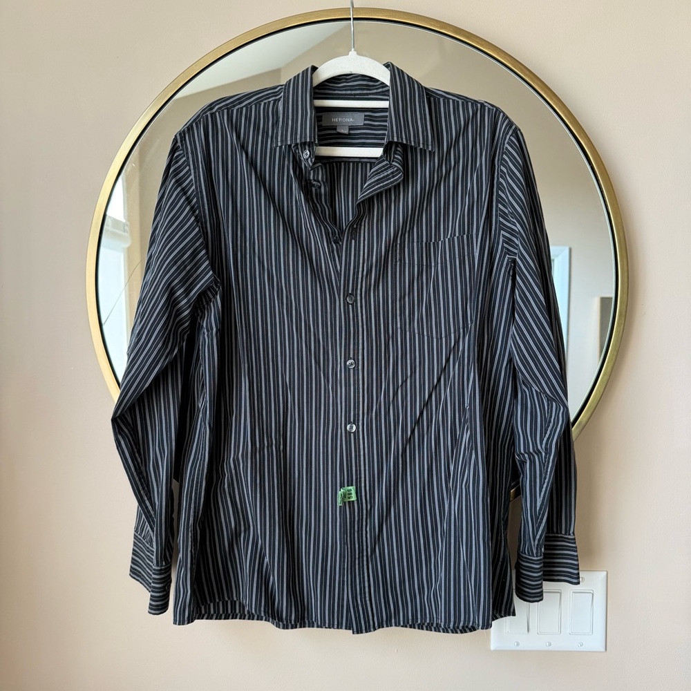 Merona men’s button down striped